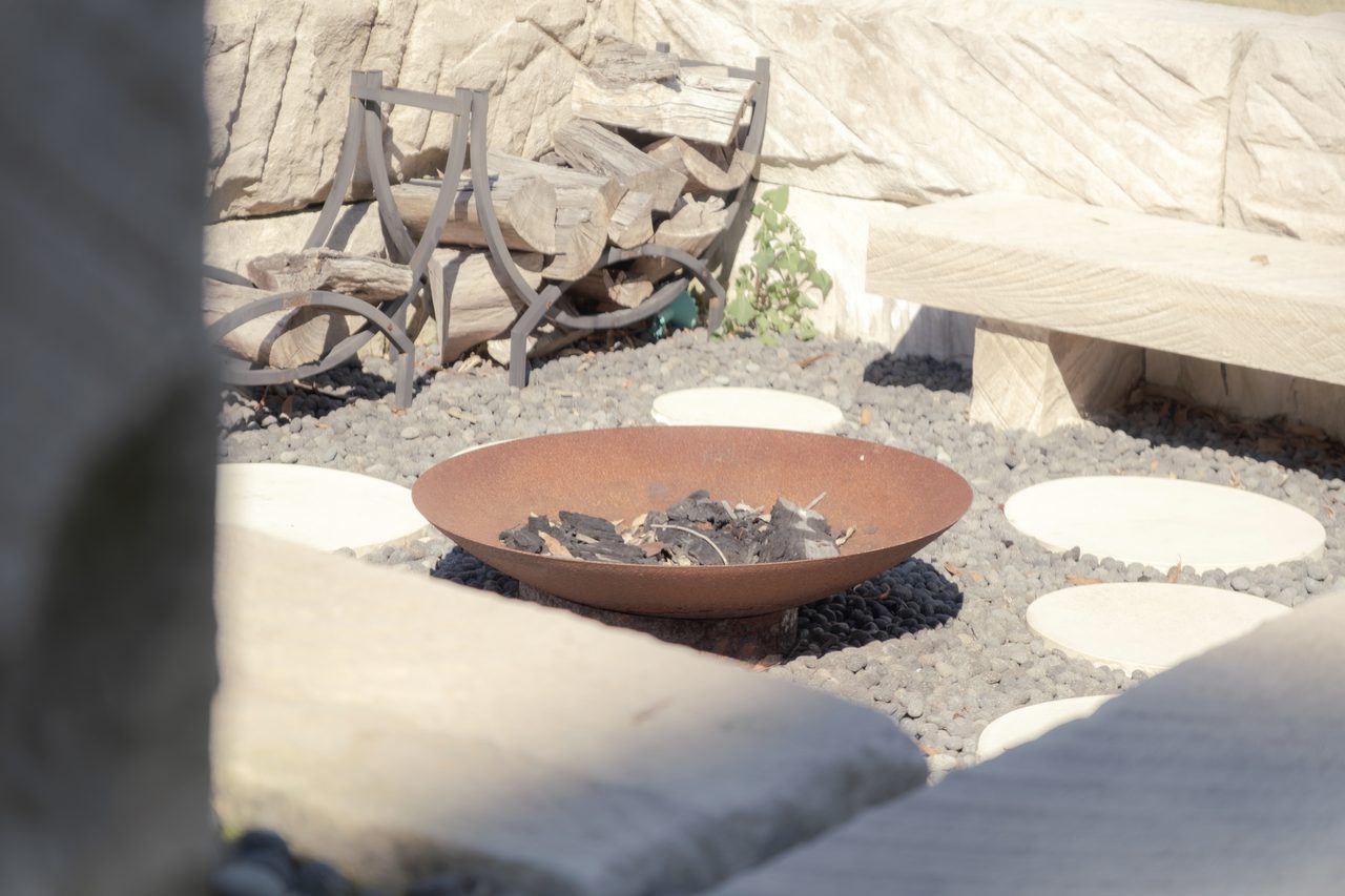 The sandstone fire bowl