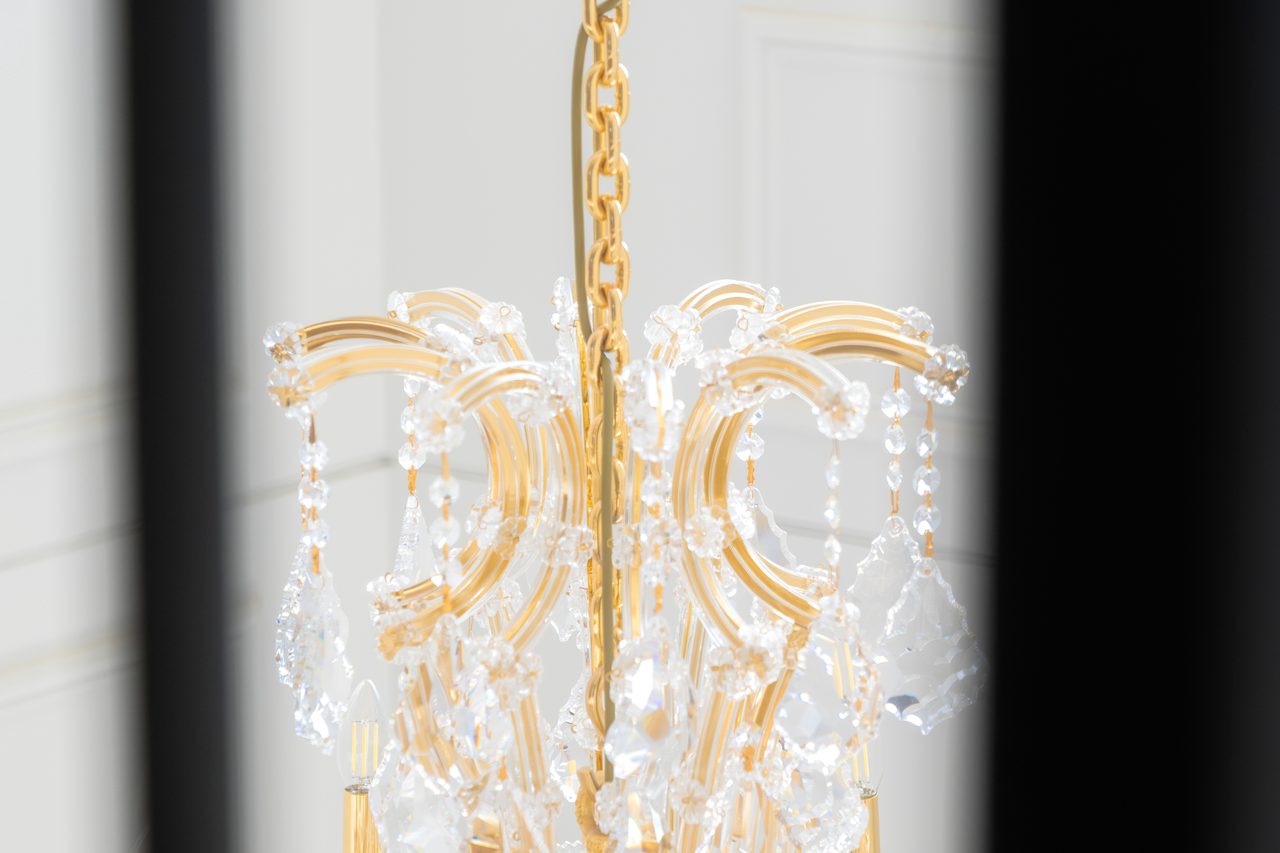 The chandelier