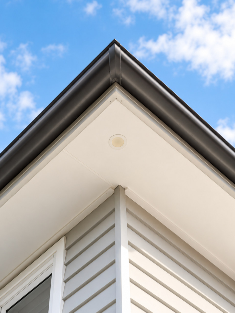 The gable apex