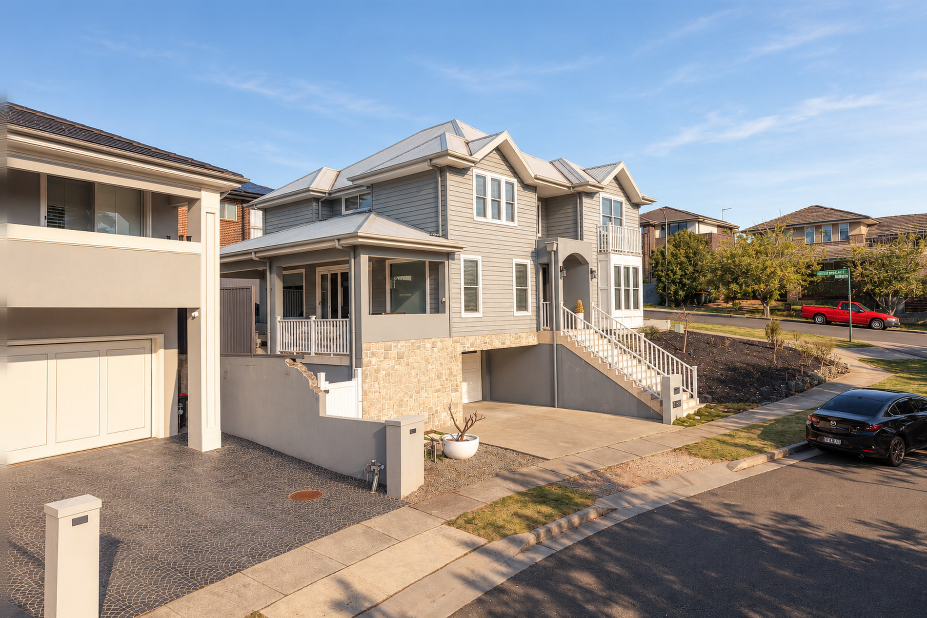 Linden House, street elevation