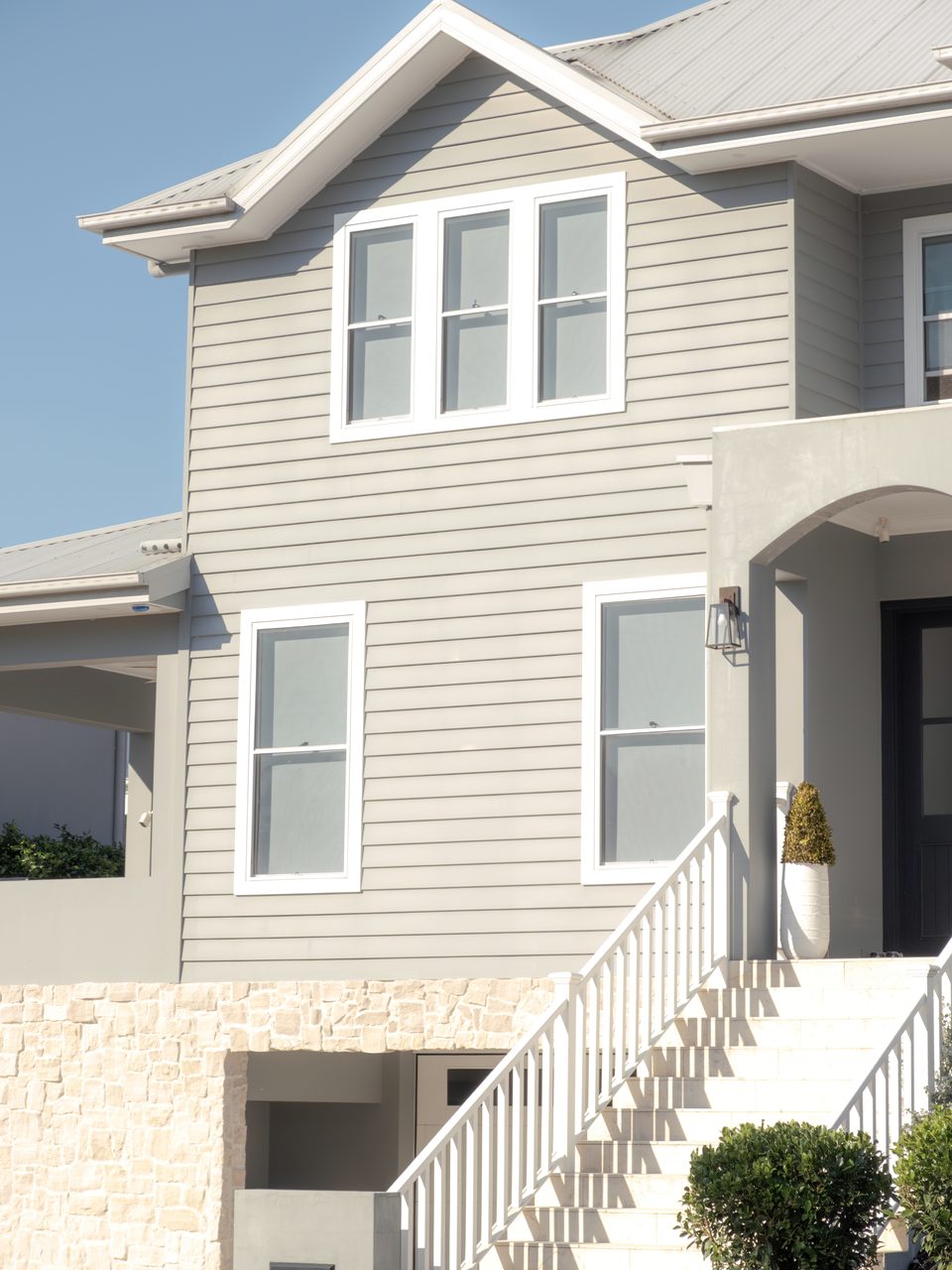 Weatherboard and window